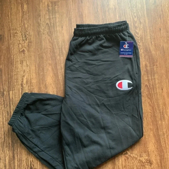 Champion Fleece SweatPants Black Men’s 3XL Big & Tall NWT - Picture 1 of 7